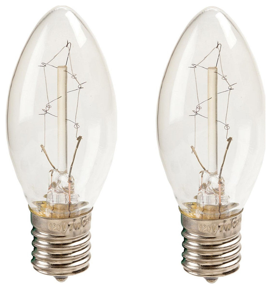 Lighting Edison Style E17 Base Candlestick Bulbs, Set of 2