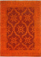 Overdyed Peshawar Alcott Orange/ Rug, 5''5x7''6