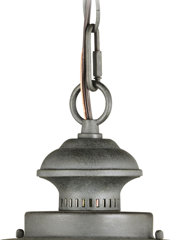 Harwich 10" Outdoor Pendant Textured Gray