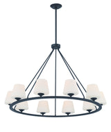 Keenan 10-Light Matte Black Chandelier