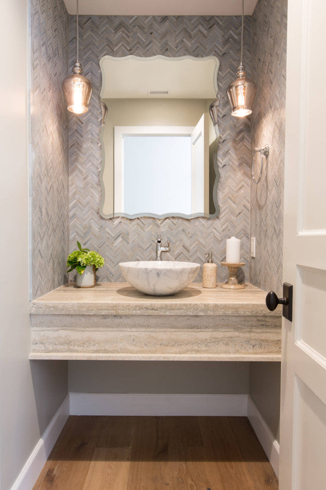 Frameless Ridge Mirror, 23.6"x31.5"