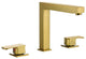 Calden Deck-Mount 8" Widespread Roman Tub Faucet, Brushed Gold