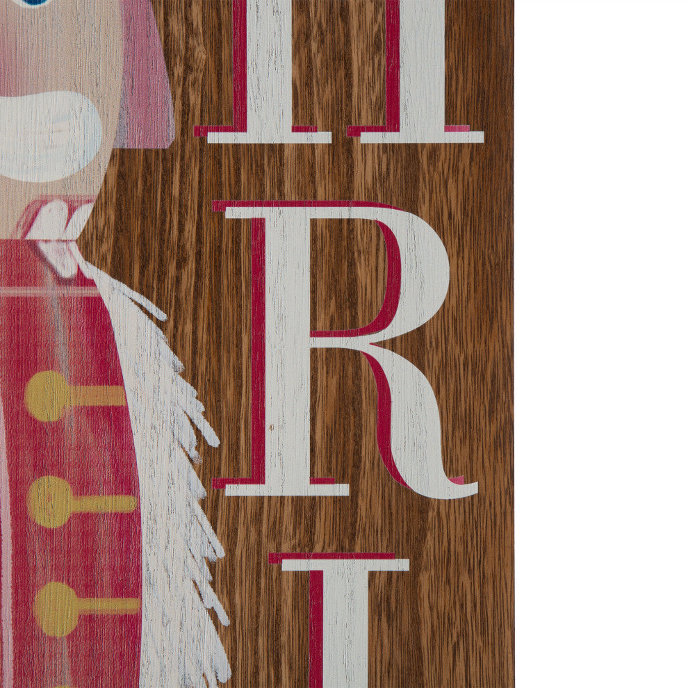 60"H Wooden Christmas Nutcracker Porch Sign, Merry Christmas