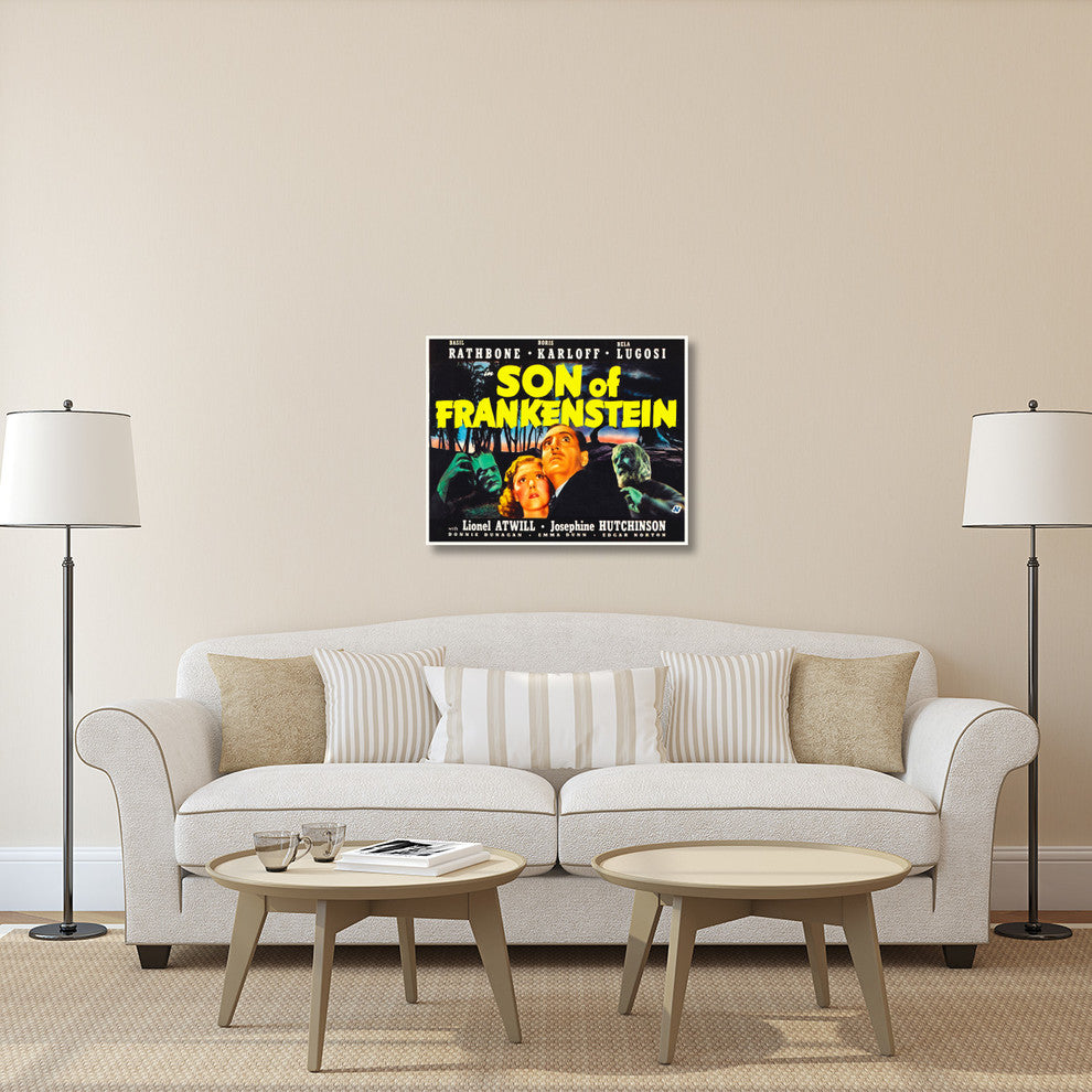 "Son of Frankenstein" Stretched Canvas Giclee by Hollywood Photo Archive, 36x29"