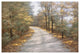 "Walking in Fall" Digital Paper Print by Diane Romanello, 50"x34"
