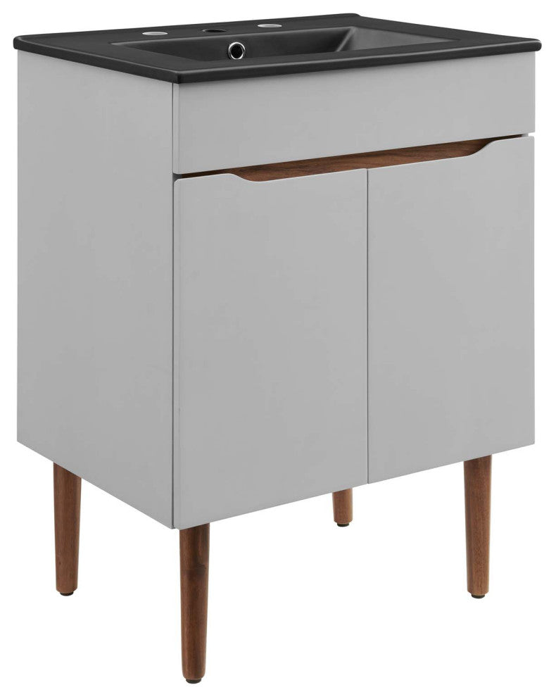 Harvest 24" Bathroom Vanity Gray Black -5357