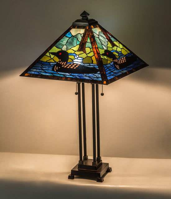 30" H Loon Table Lamp