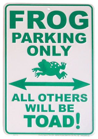 Frog Parking Sign