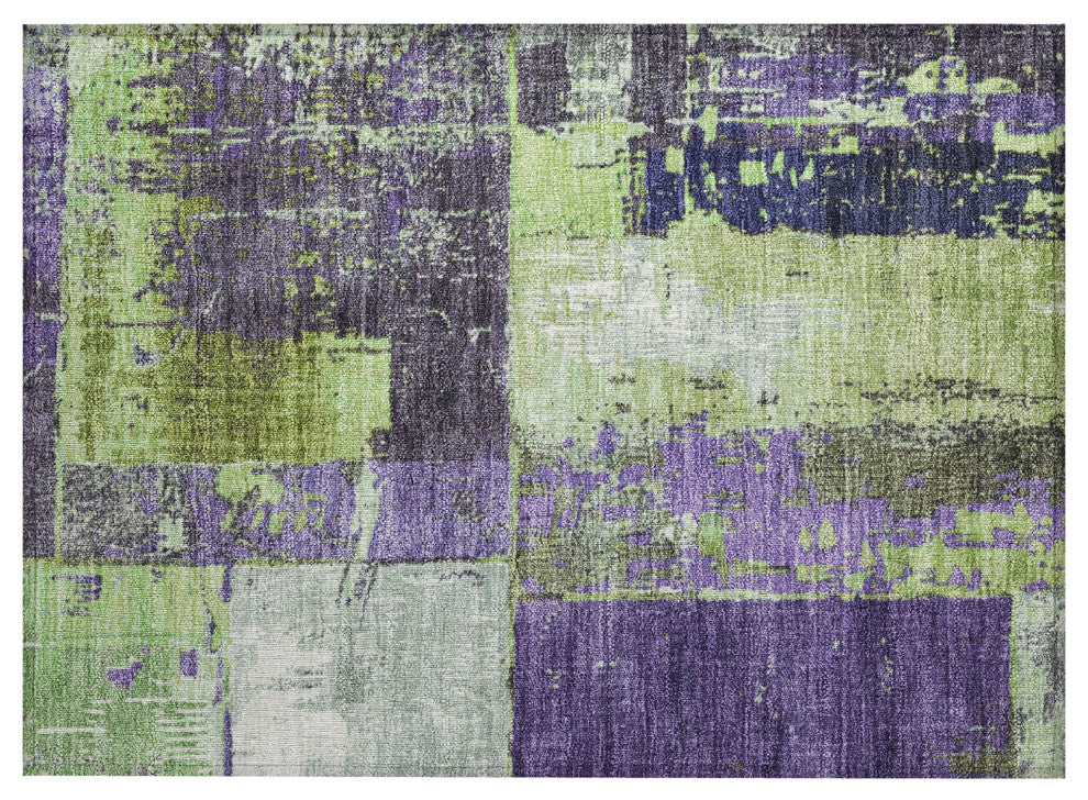 Machine Washable Indoor/Outdoor Chantille ACN1866 Aloe 1'8" x 2'6" Rug