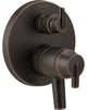 Delta Trinsic Monitor Valve Trim, 3-Setting Integrated Diverter, Venetian Bronze