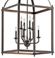 Kichler Larkin 8 Light Foyer Chandelier, Olde Bronze