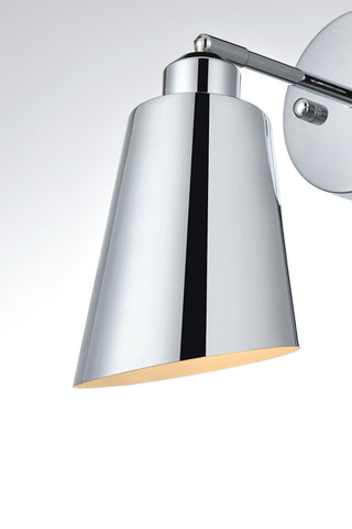 Elegant Lighting LD2354 Halycon 11" Tall Bathroom Sconce - Chrome