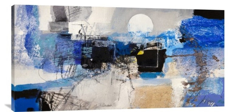 "Moonlight" Stretched Canvas Giclee by Arthur Pima, 36x18"