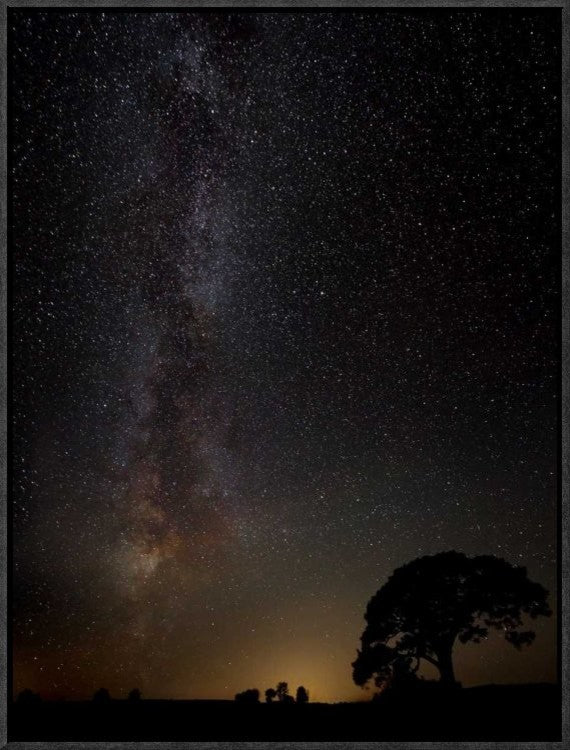"Milkyway" Framed Canvas Giclee by Kaspars Kurcens, 17x23"