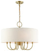 Antique Brass Transitional, Pendant Chandelier