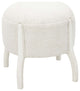 Vintage Hemp Kilim Upholstered Stool