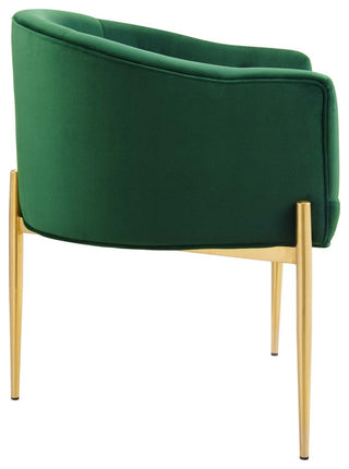 Savour Tufted Performance Velvet Accent Chairs - Set of 2-Emerald