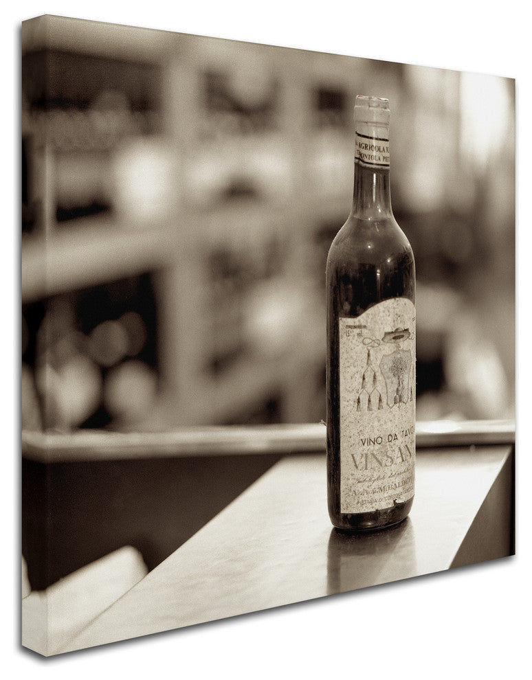Alan Blaustein ''Tuscany Caffe III'' Canvas Art, 14x14