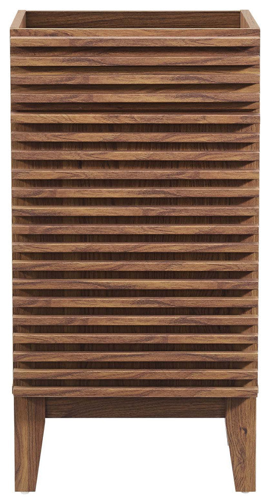 Render 18" Bathroom Vanity Cabinet, Walnut