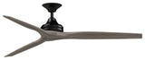 Fanimation Spitfire DC-KIT-64 Spitfire DC 64" 3 Blade Indoor / - Black /