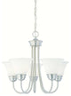 THOMAS LIGHTING SL805178 Bella Chandelier Brushed Nickel 5X100W
