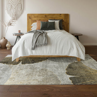 Premium Machine Washable Mayfield AMF626 Gray 5' x 7'6" Rug
