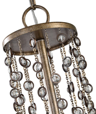 Uttermost Valka 6 Light Crystal Chandelier, 21288