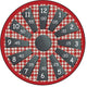 Flagship Carpets FA1813-27FS What Time Windmill Red