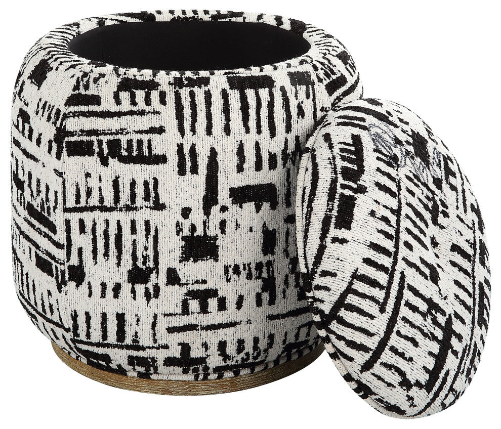 Uttermost Dialogue Poof Ottoman