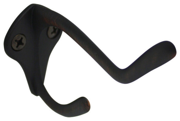 Coat and Hat Hook, Oil Rubbed Bronze, Set of 10