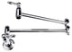 Traditional Wall-Mount Pot Filler in Chrome