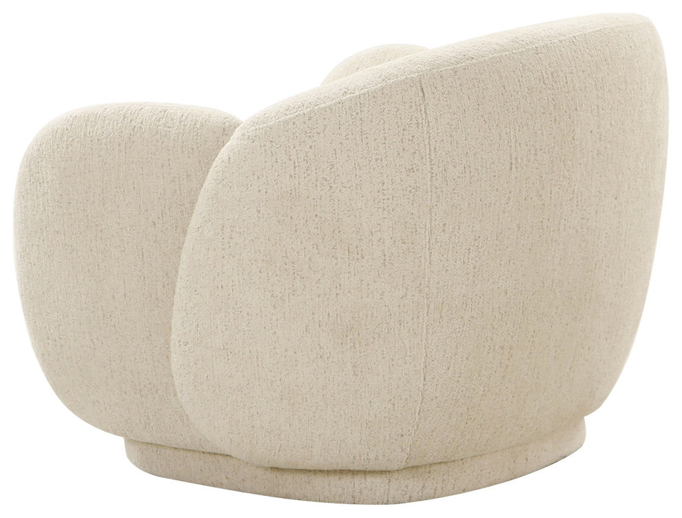 Misty Boucle Accent Chair, Cream