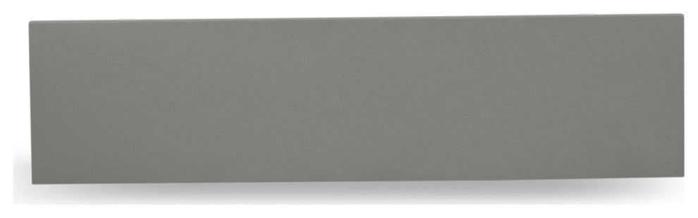 V-Style 15X60 In Dining Bench With Wirebrushed Black Leg And Cement Top Finish