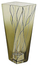 Evergreen European Design 8 inch Square Vase