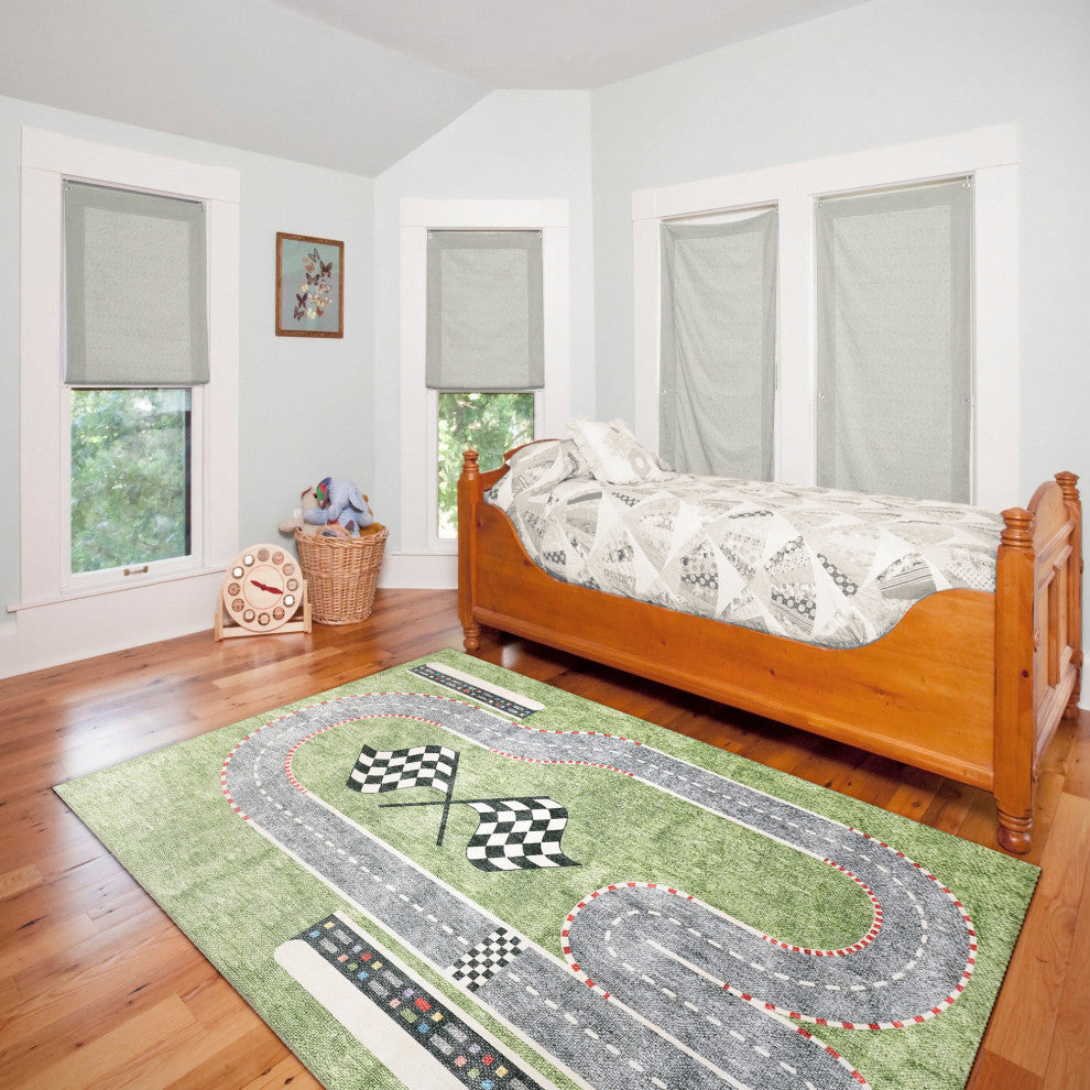 Kidz Speedway Area Rug, 4'x6'