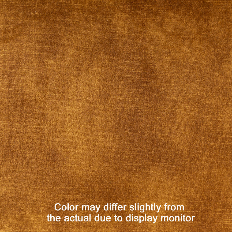 Velvet Brown Dining Chair Upholstered Dining Room Living Room Set of 2