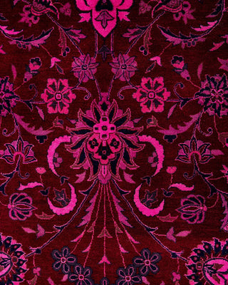 Overdyed, One-of-a-Kind Hand-Knotted Area Rug Pink, 12'0"x16'10"