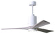 Matthews Fan, Patricia-3 Ceiling Fan, Gloss White, 52", Barn Wood