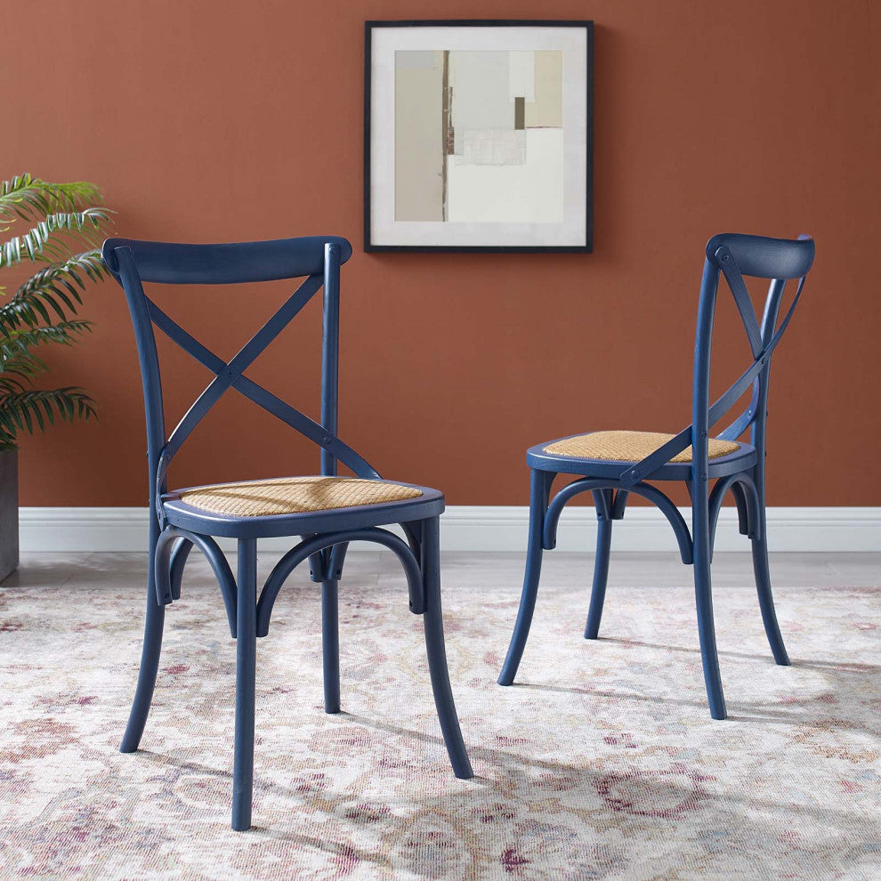 Gear Dining Side Chair Set of 2 EEI-3481-MID