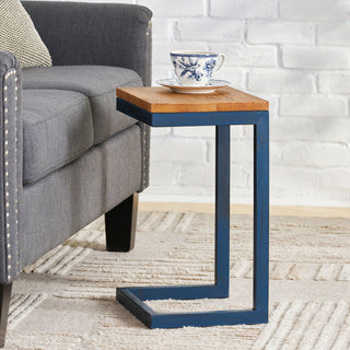 GDF Studio Ramona Fir wood Antique Accent Table, Large