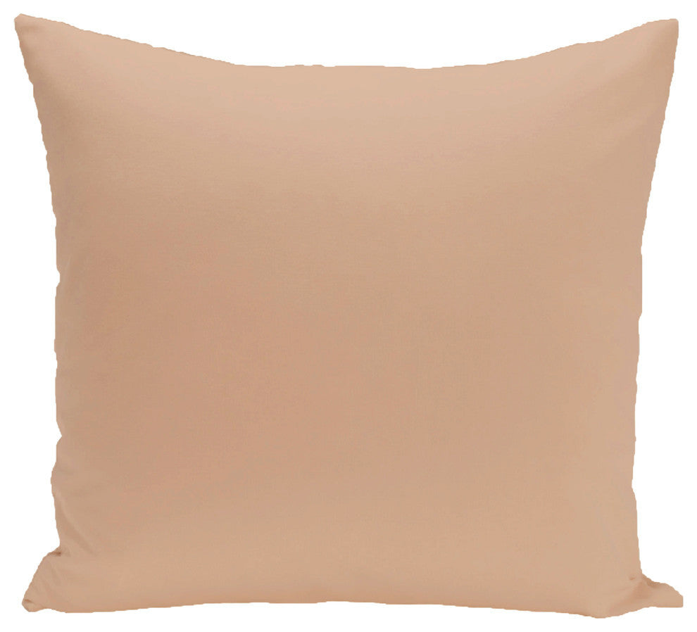 Solid Pillow, Almond Butter, 26"x26"