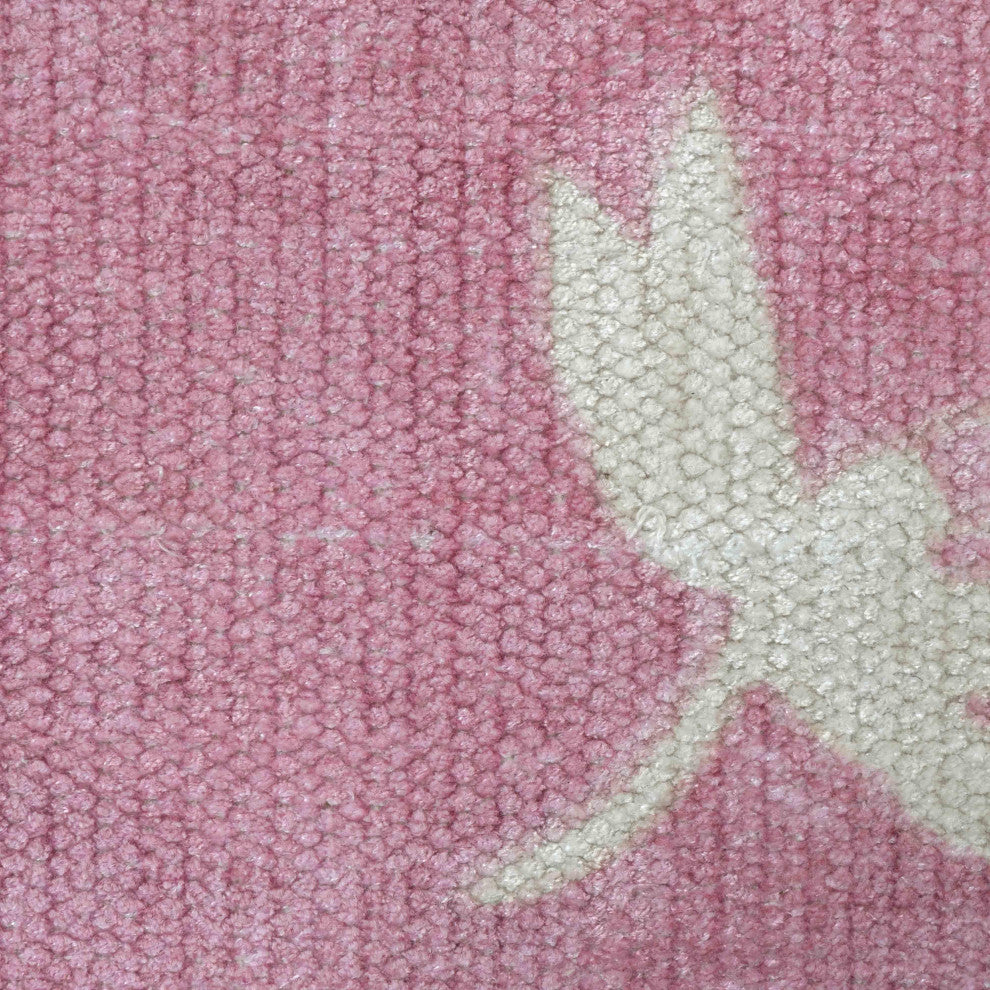 Flamingo Pink 5'x8' Area Rug