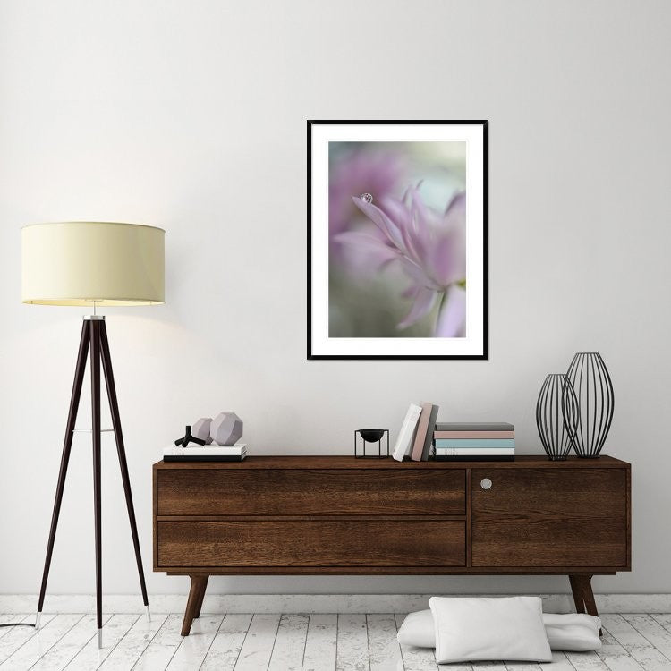 "In Pink Delight" Framed Digital Print by Heidi Westum, 33x44"