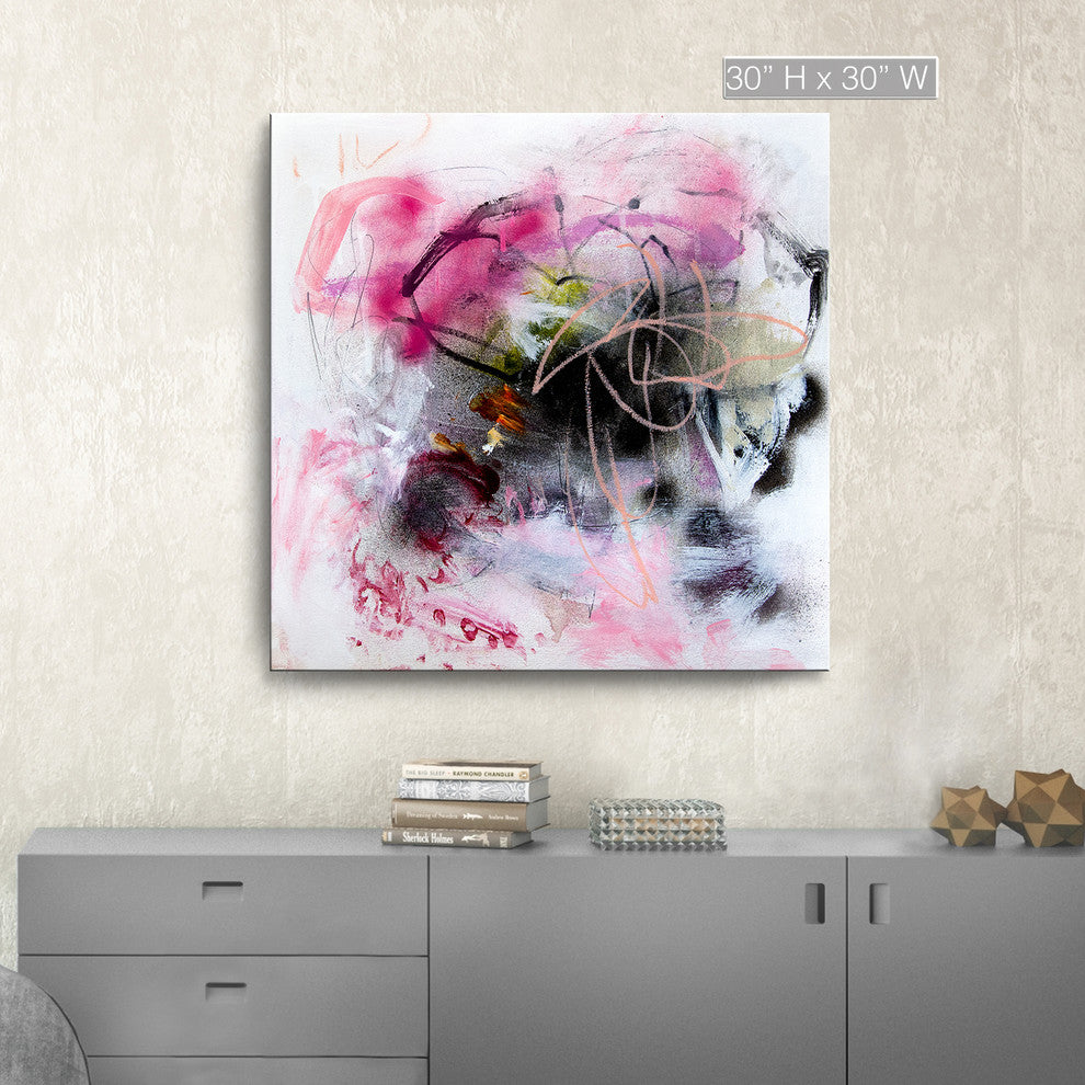 Ready2HangArt 'Bubble Gum Brigade' Abstract Canvas Wall Art