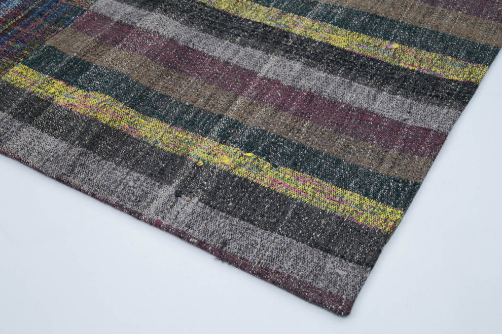 Rug N Carpet - Handmade Anatolian 6' 5'' x 9' 10'' Vintage Patchwork Kilim Rug