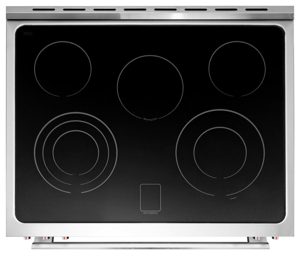 Single Oven Electric Range with 7-Function Convection Oven, 30", Cubic Feet