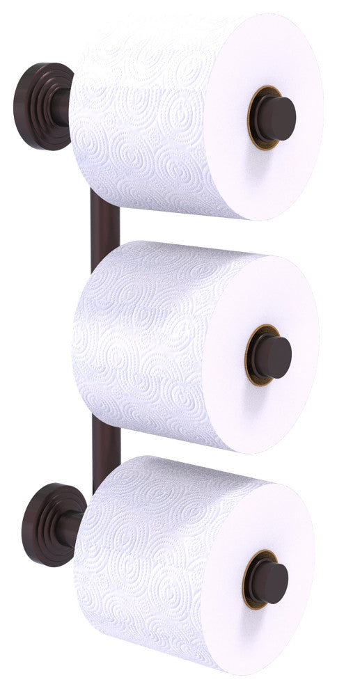 Waverly Place 3 Roll Reserve Roll Toilet Paper Holder, Antique Bronze