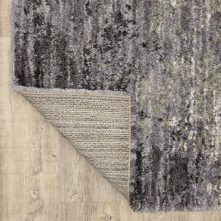 Ashton Abstract Shag Area Rug, 3.10X5.5