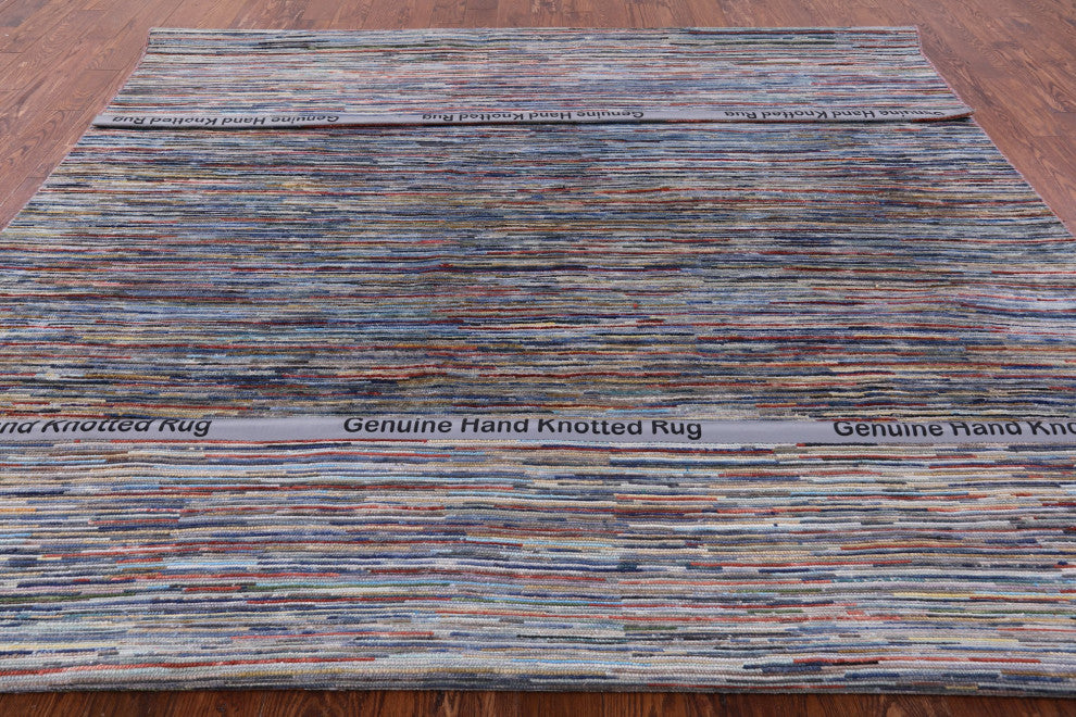 9' 0" X 11' 9" Persian Gabbeh Hand Knotted Rug Q6930