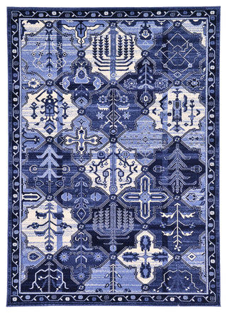Unique Loom Blue La Jolla Cathedral 7'x10' Area Rug